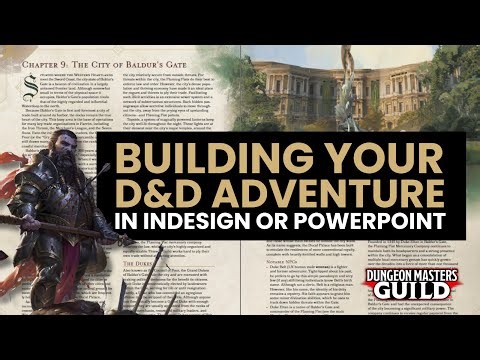 Building Your D&D Adventure in InDesign or PowerPoint
