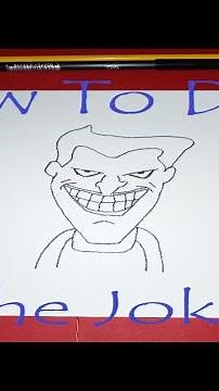 How To Draw The Joker For Beginners