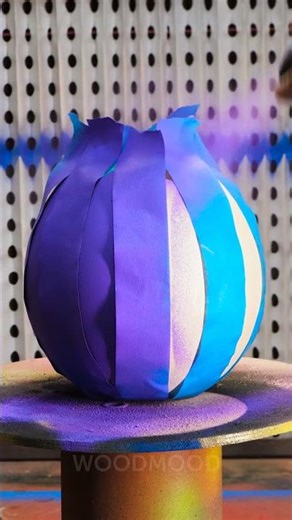 DIY gypsum vase with balloon mold 🏺