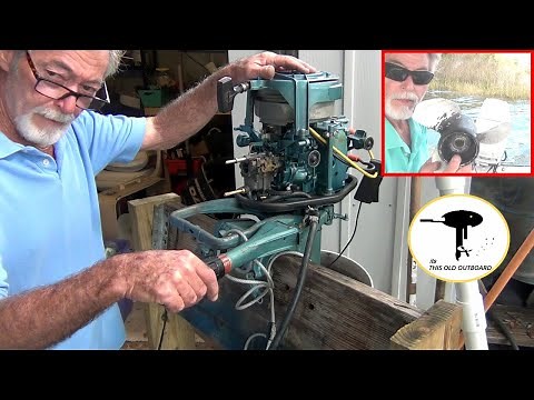 Evinrude 1956 7.5 Hp Got Spark pt 3. Johnson 60 Hp Old Prop Swap. THIS OLD OUTBOARD