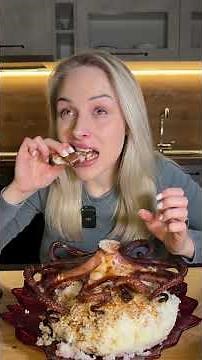Trying Fried Octopus for the First Time #SeafoodLovers #octopus #tryingoctopus #seafood #fried