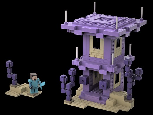 LEGO MOC-36555 The End City (Minecraft 2020)