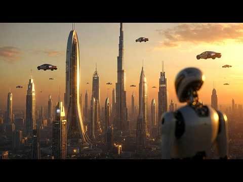 FUTURE DUBAI 2050 (4 MIN) — Luxury AI City with Robots | Cinematic Sci-Fi 4K