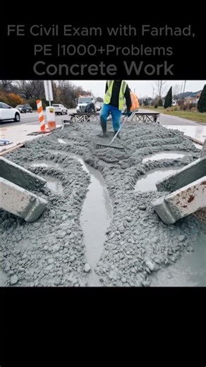 Concrete Work #fecivilexam #FE Exam #NCEES Handbook #Practice Problem #Structuralanalysis