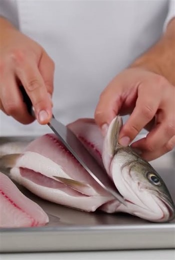 How to Fillet Fish Perfectly: Spine to Tail Step‑by‑Step Second Fillet Guide #food #fish
