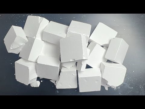 16 Blocks of Plain Jane Gholibn Gym Chalk | Satisfying ASMR 2024