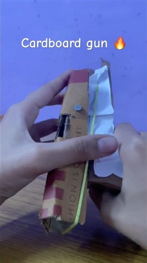 Cardboard toy gun ##craft