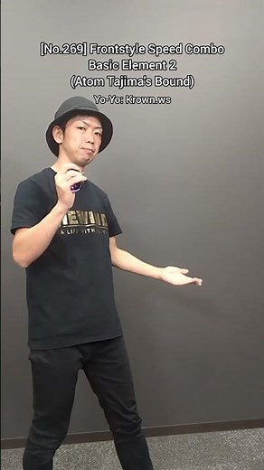 [No.269]🪀Today's Yo-Yo Trick & Tutorial: Frontstyle Speed Combo Basic Element 2(Atom Tajima's Bound)