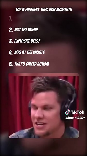Top 5 funniest Theo von moments #fyp #theovon