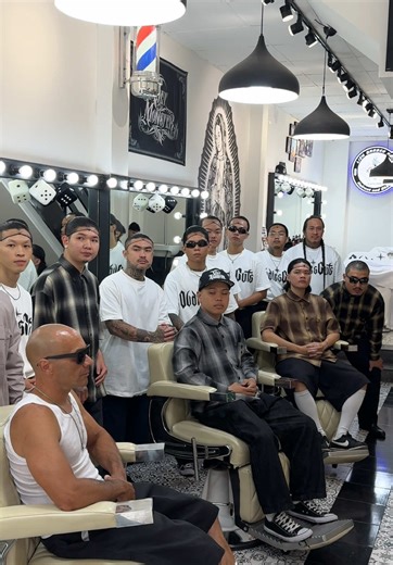 Chicano Style Barber Shop in Saigon