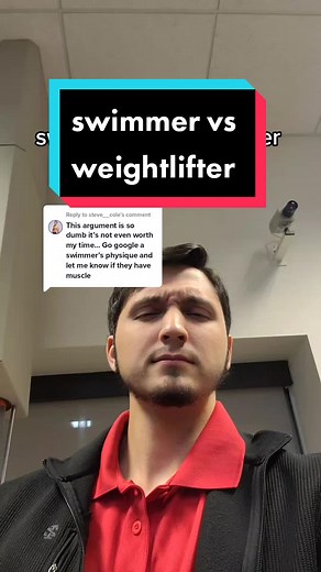 Replying to @steve__cole I didn't say they don't have muscle. everybody is born with muscle, However a weight lifter will always have way more on their frame than a swimmer. That's because swimming does not offer as much resistance as weightlifting bc swimming....is...cardio #fyp #trending #gym #health #fitness #greenscreen #screammovie