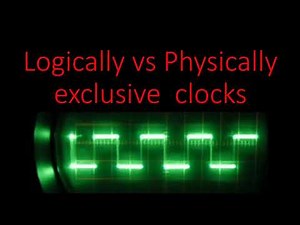 PART1: Logically vs exclusive clocks in Digital Design | Clock Constraints Explained Clearly