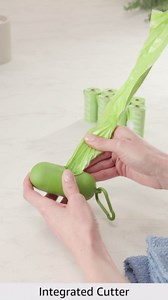 Baby Disposable Diaper Bags, Waste Bags 8 Refill Rolls/120 Bags with Dispenser, Convenient and Quick Diaper Disposal, Unscented