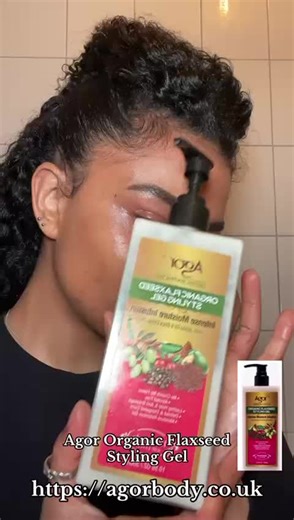 Agor Organic Flaxseed Styling Gel made from organic brown flaxseed is a natural non-toxic curl defining gel.#foryou #fyp #habeshabuety #agorbeautyproducts #agorskincare @Amunki_AHU