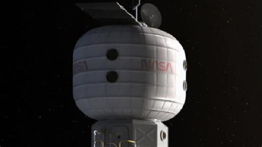 Inside Nasa's three-storey inflatable 'Moon home' with gym and stunning views