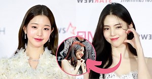 Actress Han So Hee Is Going Viral For Her Reaction To IVE's Jang Wonyoung At The "2022 Asia Artist Awards"