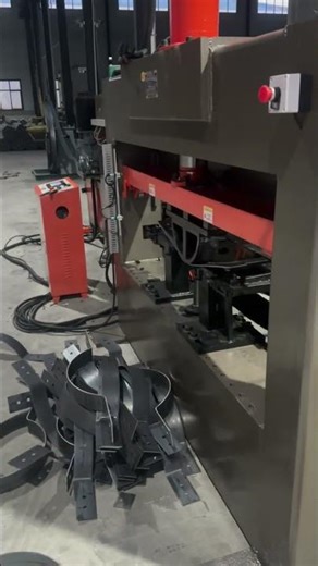 Metal Pipe Clip Pipe Clamp Form Hose Clamp Making Machine Punching Machine Iron Strip Bend machine