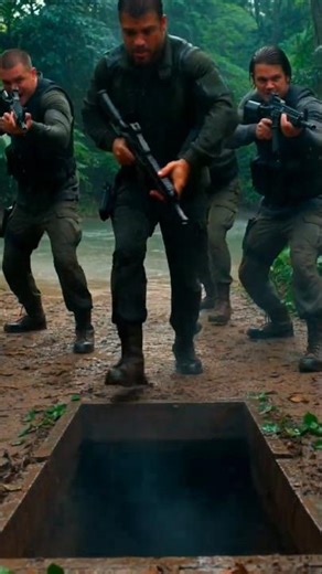 Rain Jungle Chase 🌧️ Secret Bunker Was Not Her Final Escape! #shortsfeed #shorts