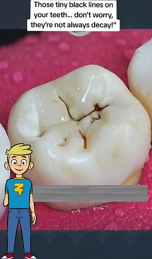 Understanding Those Tiny Black Lines on Your Teeth