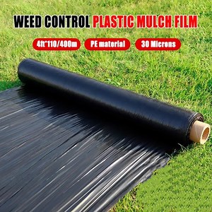 [Hot Item] Garden Vegetable Black Mulch Film with Hole Plastic Mulching Film for Agricultural Greenhouse Plants Weeds Control Planting