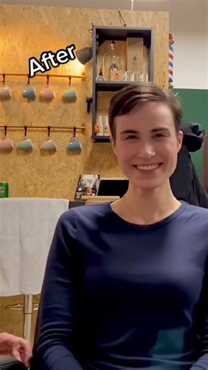 Fresh new pixie!!! #hairstyle #shorthair #hairtransformation #pixiecut #hairtok