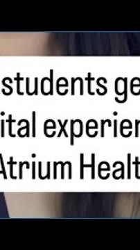 High school students get real hospital experience at Atrium Health