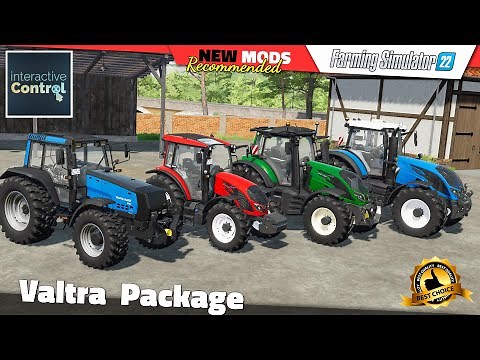 FS22 ★ Interactive Control ★ Valtra Package - Farming Simulator 22 New Mods Review 2K60