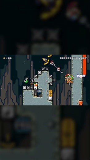 This 10 Second Mario Maker Level is Jam Packed with Crazy Tech #kaizomario #supermariomaker #smm