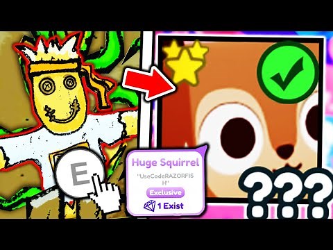How I Got SECRET HUGE SQUIRREL in Pet Simulator X..