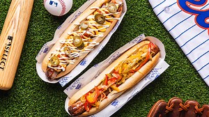 MLB fans can eat fish and chips, samosas or two-foot hot dogs - but not in US