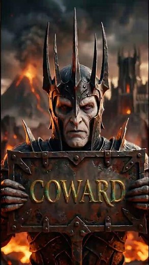 Why Morgoth Was Actually a Coward? #lordoftherings #fantasy