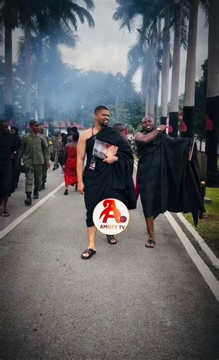 Meet the First Son of HRM Otumfuo Osei Tutu II arrives at Manhyia Palace at Final Burial of Asantehemaa Nana Konadu Yiadom III Ceremony. | Aroyal Everywhere