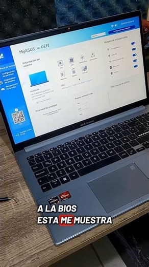 Como entrar a la BIOS en una laptop ASUS Vivobook