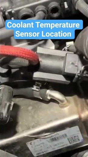 Mini Cooper Countryman Coolant Temperature Sensor Location R56 R60 N47D20 #mechanic #minicooper