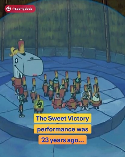 4.9K views · 44 reactions | The most iconic band in Bikini Bottom is giving us the revival we desperately needed! 什   Spongebob's "Sweet Victory" will kick off Nickelodeon's presentation of the big game this Sunday at 6:30pm ET. | DISH | Facebook