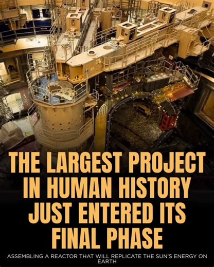 SpaceInfos4u | ITER, the world’s largest fusion project, has entered its final assembly phase to create a reactor replicating the sun’s energy — aiming to... | Instagram