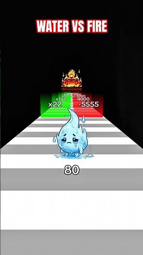 Weak Water vs Fire Boss 😭 Can It Win? #challenge #trending #Shorts #brainchallenge