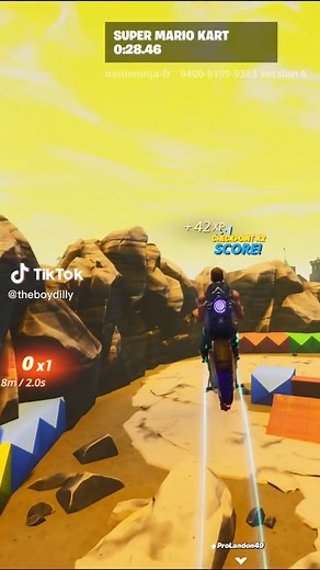 Experience Mario Kart in Fortnite Creative!