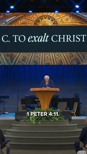 "The Bible says that when you and I use our spiritual gifts, we bring honor and glory to Jesus."