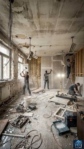 This Entertainment Room Transformation Is INSANE 🤯 #viralvideo #interiordesign