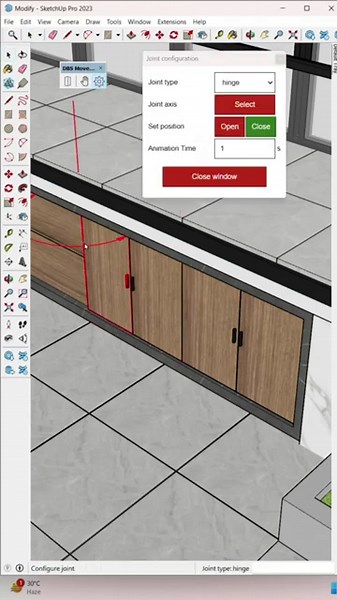 ✅How to animate objects in sketchup in just a few clicks #youtubeshorts #viralvideo #new #sketchup