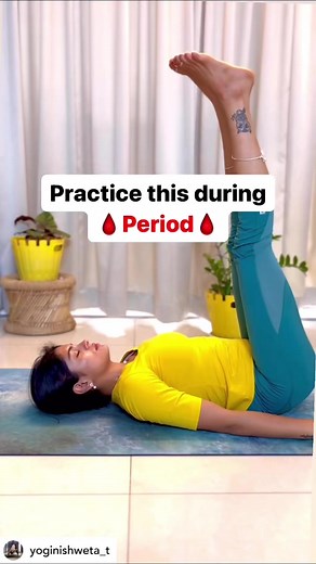 No more painful period, dard ko bhagao aur period mein bhi khush raho!!🤗During periods our Swadhisthana chakra utilises a lot of energy, so we feel a little low during these times as the energy flow through all the other chakras get imbalanced.Practicing this simple exercise will help you to get rid of all the common symptoms of pain and uneasiness during periods.How does it work?It allows the blood to flow more efficiently towards the pelvic area, Neck and the head which in turn reduces the sy