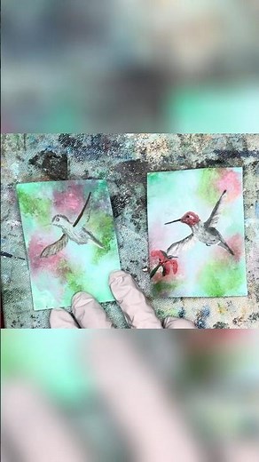 4 ESSENTIAL Acrylic Techniques for Stunning Hummingbird Art