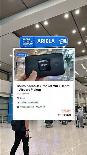 Affordable Pocket Wifi in South Korea - Pick up at Incheon Airport
