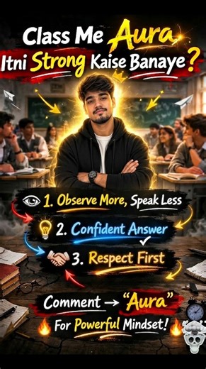 Class Me Apni Aura Kaise Increase Kare #darkpsychology