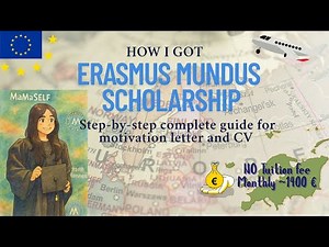 How I Got the Erasmus Mundus Scholarship Coming from a Low-Ranked Uni | CV & Motivation Letter guide