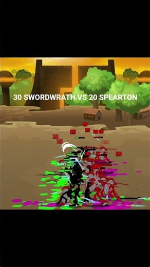 INSANE BATTLE #stickwarsaga #stickwarlegacy #shortsfeed