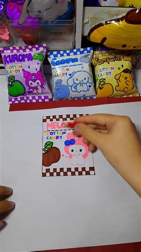 cotton candy paper squishy tutorial 🤩