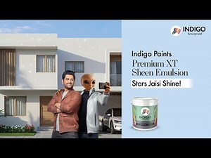 Aliens at Dhoni’s Doorstep | Indigo Paints | Premium XT Sheen Emulsion