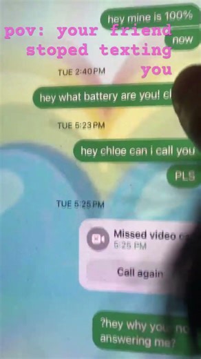 #animation pov: your friend stoped calling you and texting